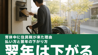 【2026年最新】育休中の住民税はいつ来る？払い方と翌年の減額