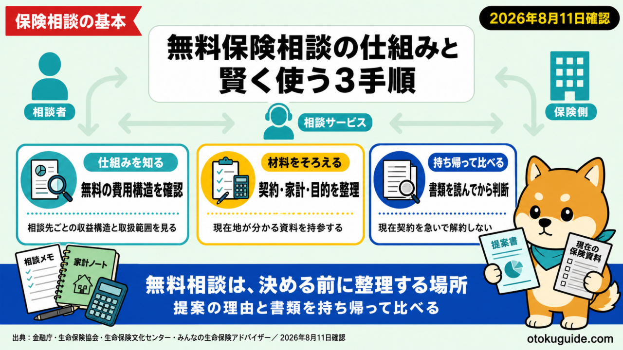 無料保険相談の仕組みと当日の流れ
